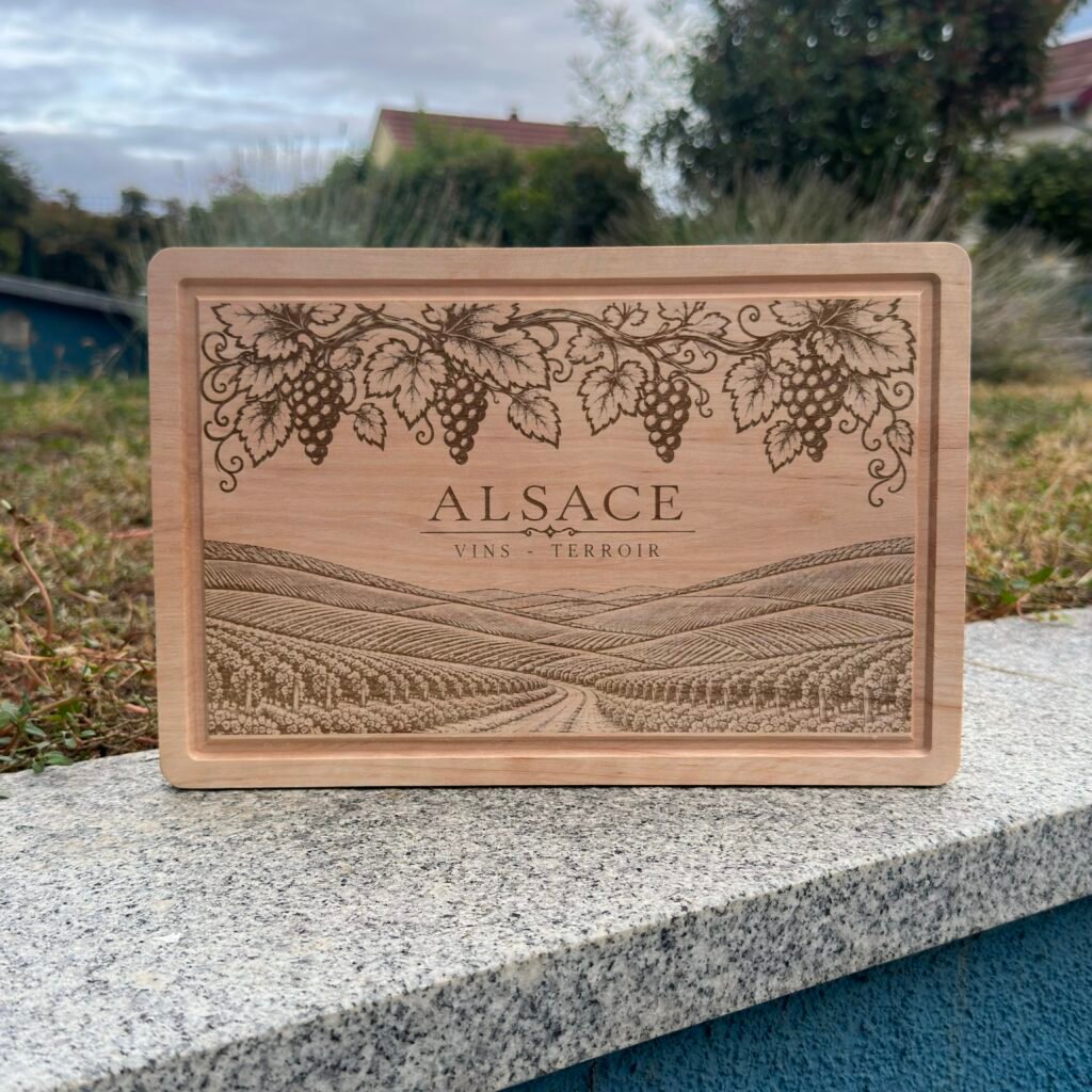 Planche en bois Alsace 20x30